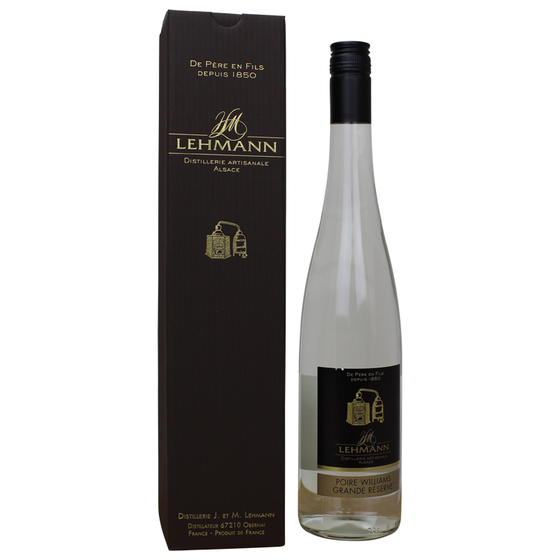 Eau de vie Poire Williams Grande Réserve 70cl