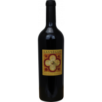 Photographie d'une bouteille de vin rouge lassegue saint emilion grand cru aoc rouge 2011 75 cl cb