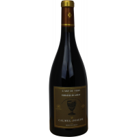 Photographie d'une bouteille de vin rouge l'art du vers terrasses du larzac aop rouge 2019 75 cl