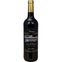 Photographie d'une bouteille de vin rouge chateau terrier de millepied blaye aoc rouge 2018 75 cl cb