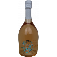 Photographie d'une bouteille de les etincelles mia et tiago garaud brut rose 75 cl