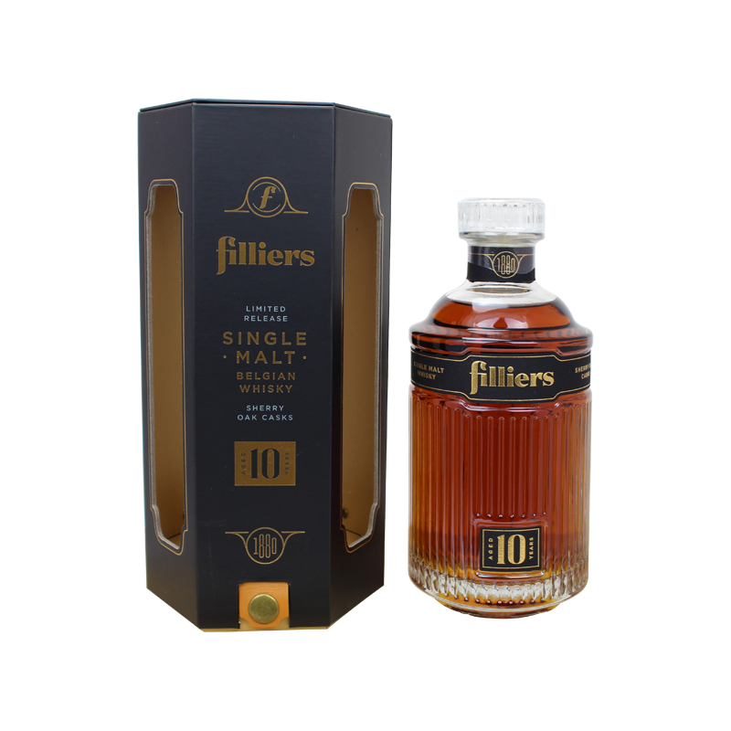 Photographie d'une bouteille de Whisky Filliers 10 ans