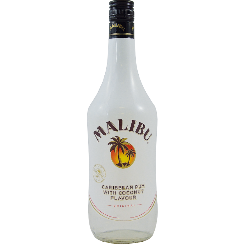 Photographie d'une bouteille de Liqueur Malibu Coco