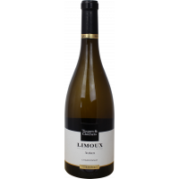 Photographie d'une bouteille de vin blanc CHARDONNAY TOQUES ET CLOCHERS LIMOUX