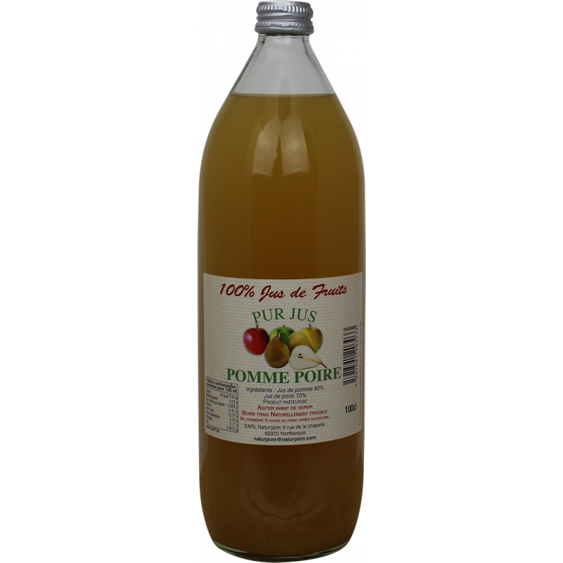 Jus de Poire artisanal 100 % jus 1 l