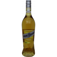 Photographie d'une bouteille de Liqueur de Banane Marie Brizard