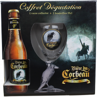 Coffret Bière Lyderic Blonde Triple + Verre - Nicolas