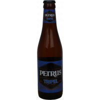 Photographie d'une bouteille de bière Petrus Triple 33cl