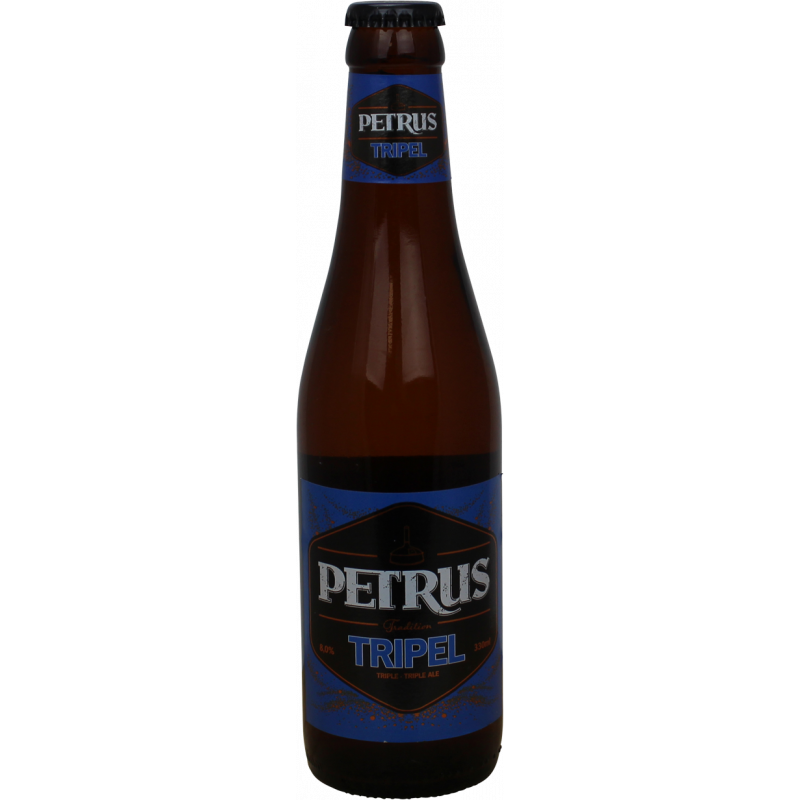 Photographie d'une bouteille de bière Petrus Triple 33cl