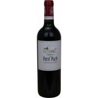 Photographie d'une bouteille de vin rouge CHATEAU PETIT PUCH