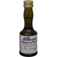 Photographie d'une bouteille de calvados chateau du breuil fine 3 cl