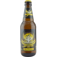 Photographie d'une bouteille de bière Grimbergen Blonde 33cl