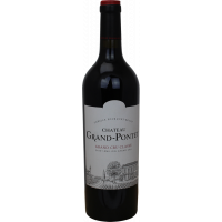 Photographie d'une bouteille de vin rouge chateau grand pontet aoc rouge 2019 75 cl cb
