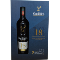 Photographie d'une bouteille de Coffret Whisky Glenfiddich 18 ans