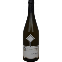 Photographie d'une bouteille de vin blanc santenay domaine maurice gavignet aop blanc 2018 75 cl