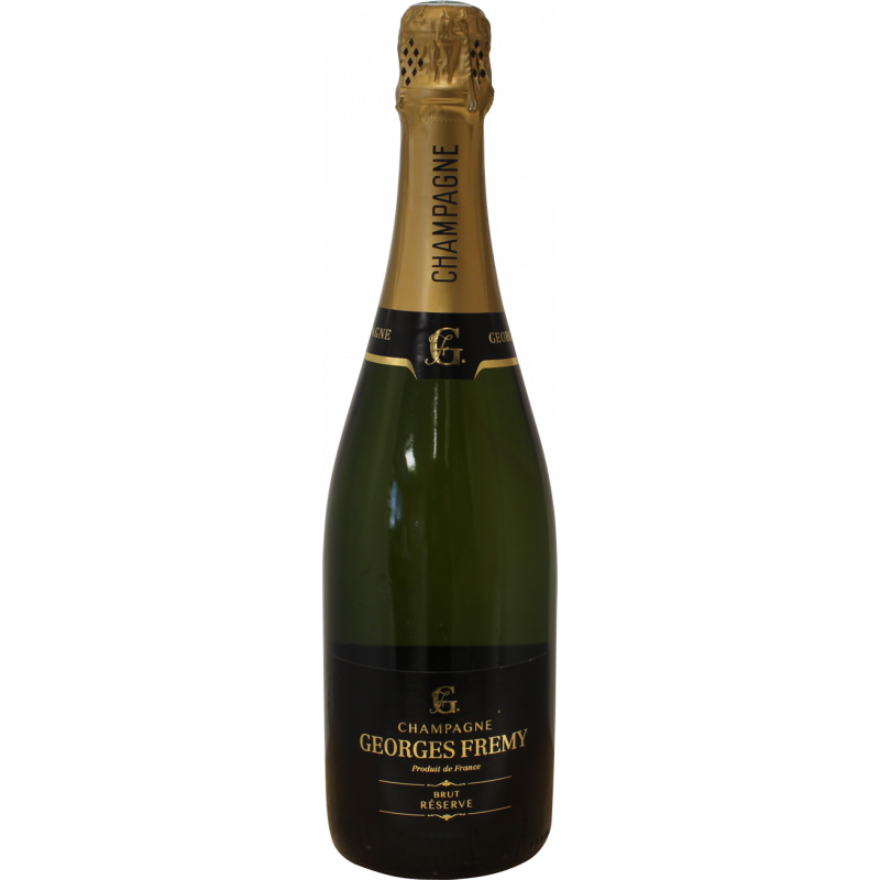 Photographie d'une bouteille de champagne georges fremy brut reserve 75 cl