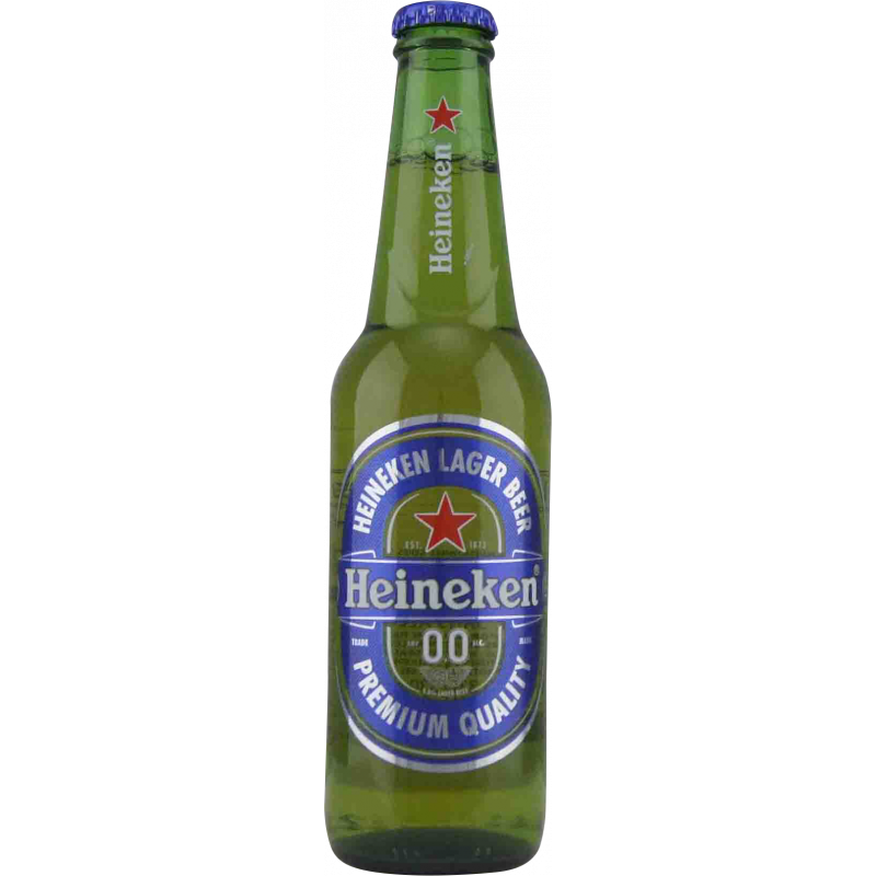 Photographie d'une bouteille de bière heineken 0.0