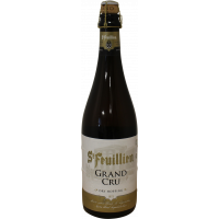 Photographie d'une bouteille de bière St Feuillien Grand Cru 75cl