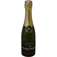 Photographie d'une bouteille de Champagne Potel Prieux Brut Grande Réserve 37.5CL