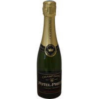 Photographie d'une bouteille de Champagne Potel Prieux Brut 37.5CL