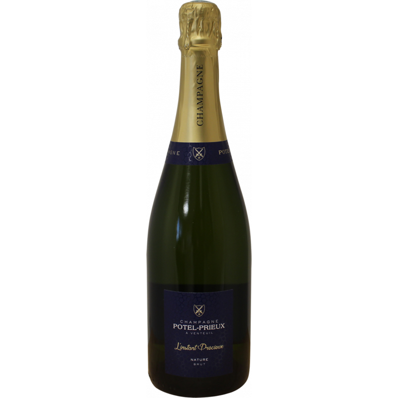 Photographie d'une bouteille de Champagne Potel Prieux Brut 75 cl