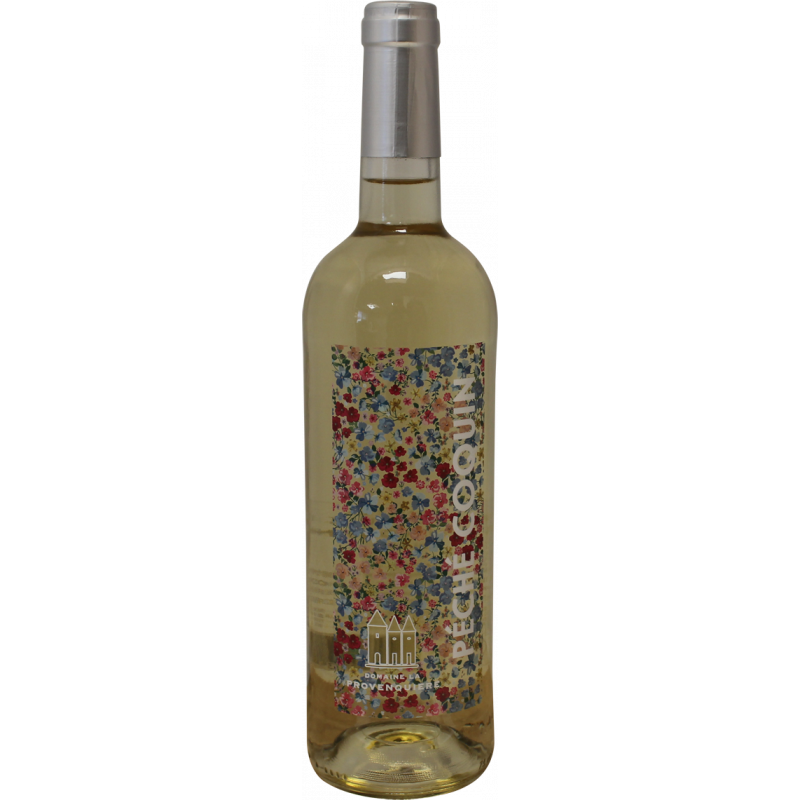 Photographie d'une bouteille de vin blanc pÉchÉ coquin pays d'oc igp blanc 75 cl