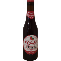 Photographie d'une bouteille de bière Fram Bush 33cl