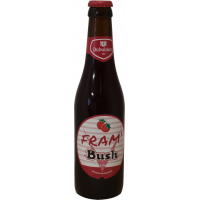 Photographie d'une bouteille de bière frambush 33 cl