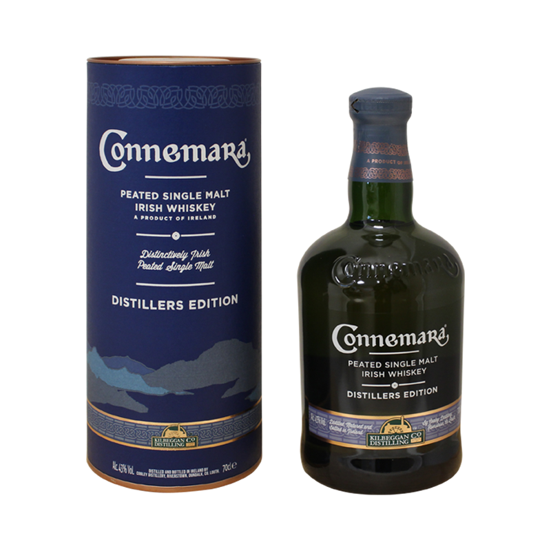 Photographie d'une bouteille de Whisky Connemara Distillers Edition