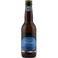 Photographie d'une bouteille de bière Blanche de Wissant 33cl