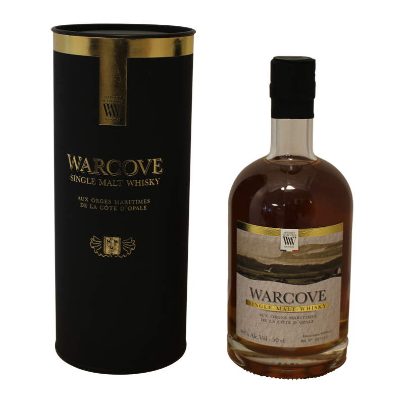 Photographie d'une bouteille de Whisky Warcove