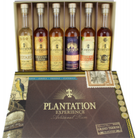 Photographie d'une bouteille de coffret rhum plantation experience 6x10 cl 41.03°