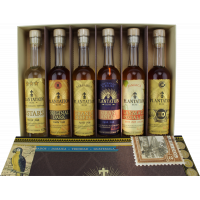 Photographie d'une bouteille de coffret rhum plantation experience 6x10 cl 41.03°