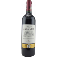 Photographie d'une bouteille de vin rouge Château de Beaulieu AOC Rouge 75 cl