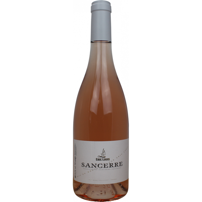 Photographie d'une bouteille de vin rosé eric louis sancerre aop rose