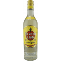 Photographie d'une bouteille de Rhum Havana Club 3 ans