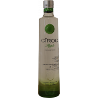 Photographie d'une bouteille de Vodka Ciroc Apple