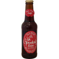 Photographie d'une bouteille de bière La Goudale Rubis 25cl