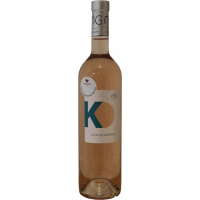 Photographie d'une bouteille de vin rosé K CLOS DE GARAUD