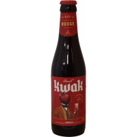 Photographie d'une bouteille de bière kwak rouge 33 cl