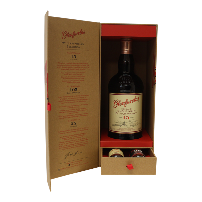 Photographie d'une bouteille de Coffret Whisky Glenfarclas 15 ans