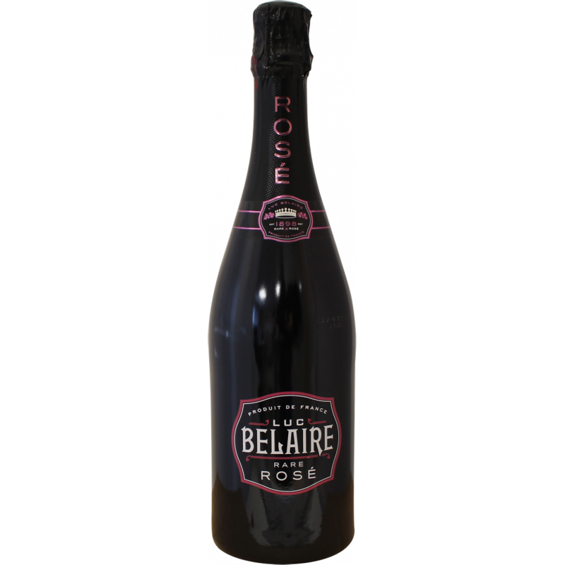 Photographie d'une bouteille de luc belaire rare rose 75 cl