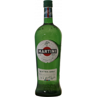 Photographie d'une bouteille de Martini Extra Dry