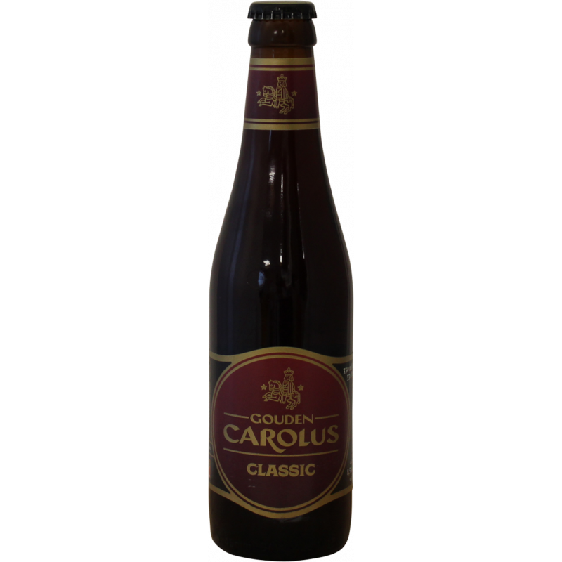 Photographie d'une bouteille de bière Gouden Carolus Classic 33cl