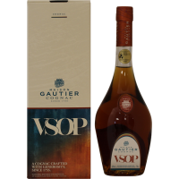 Photographie d'une bouteille de Cognac Gautier VSOP