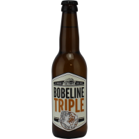 Photographie d'une bouteille de bière Bobeline Triple 33cl