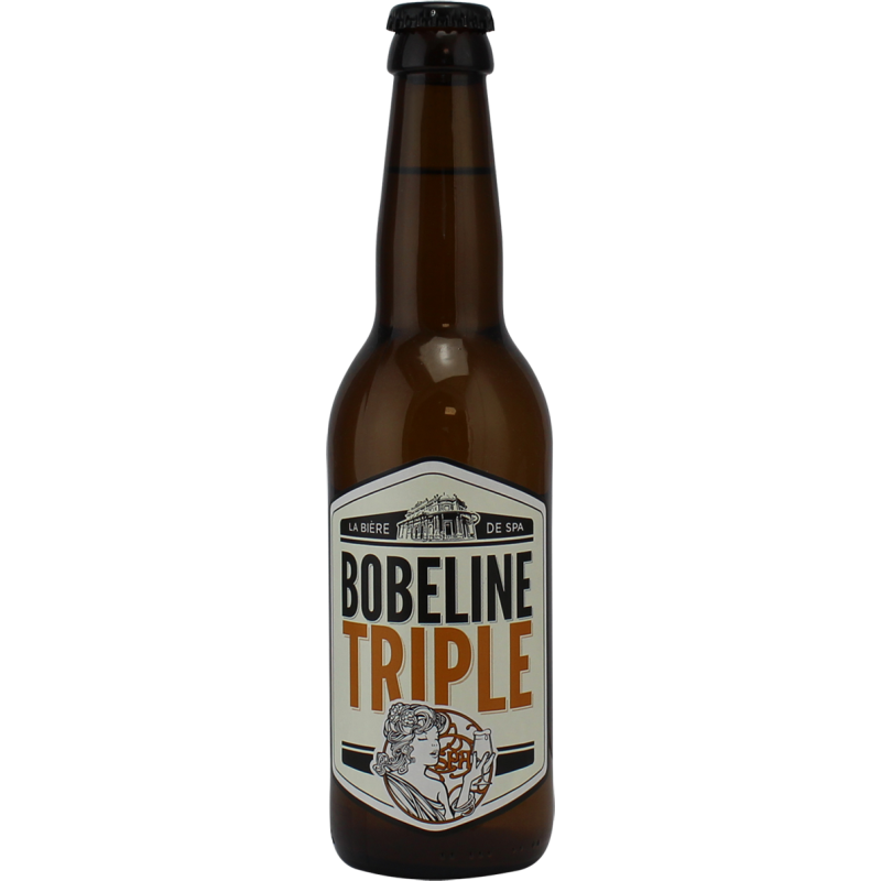 Photographie d'une bouteille de bière Bobeline Triple 33cl