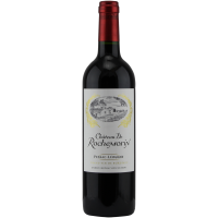 Photographie d'une bouteille de vin rouge chateau rochemorin aoc rouge 2021 75 cl