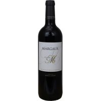 Photographie d'une bouteille de vin rouge margaux cuvee m andre lurton aoc rouge 2016 75 cl