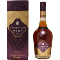 Photographie d'une bouteille de Cognac Courvoisier VSOP